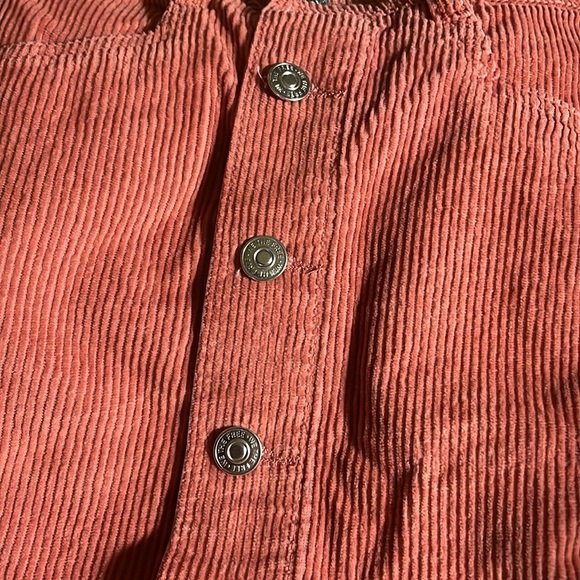 Free people corduroy button mini skirt color myrrh size 2 NWT - Picture 7 of 12